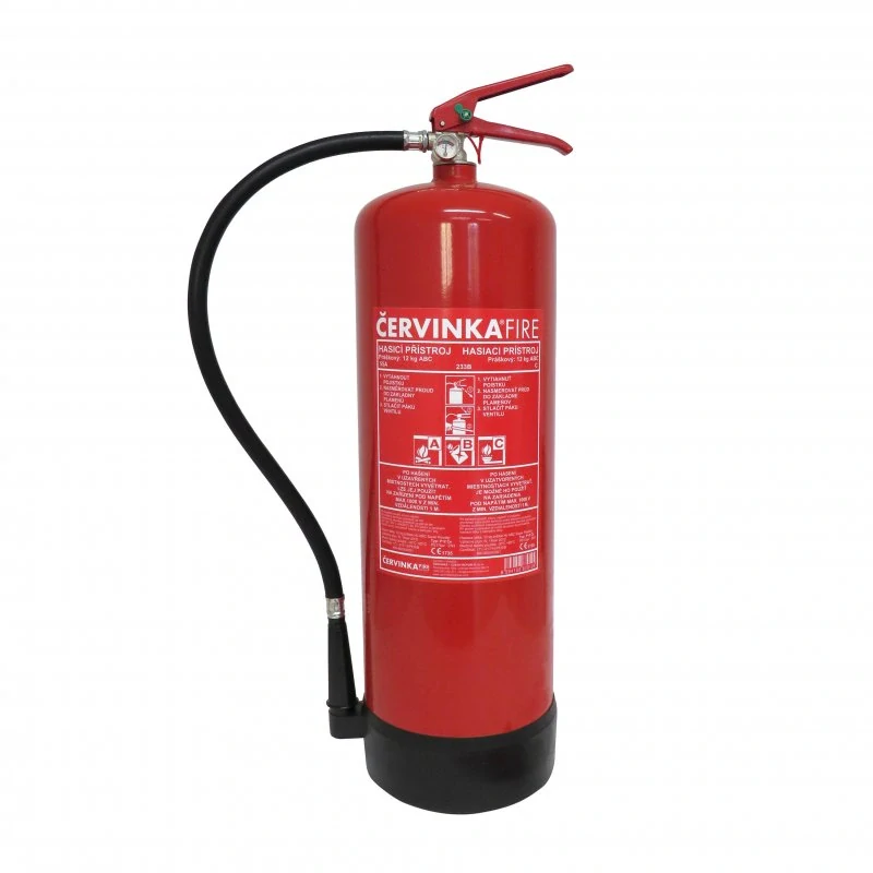 Hasicí přístroj Červinka P12 Če - práškový - 12 kg
