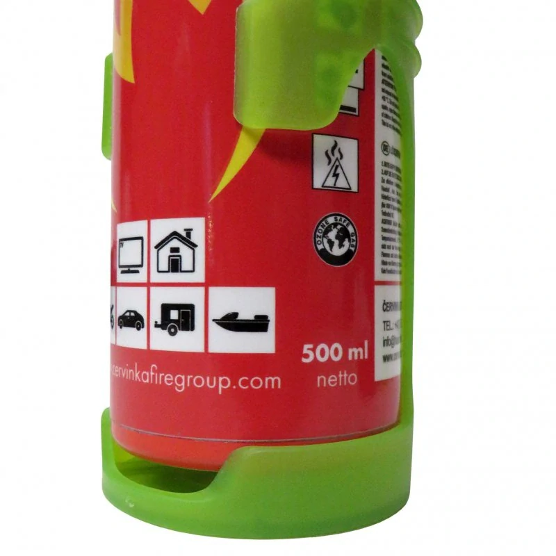Držák na hasicí sprej zelený 500 ml