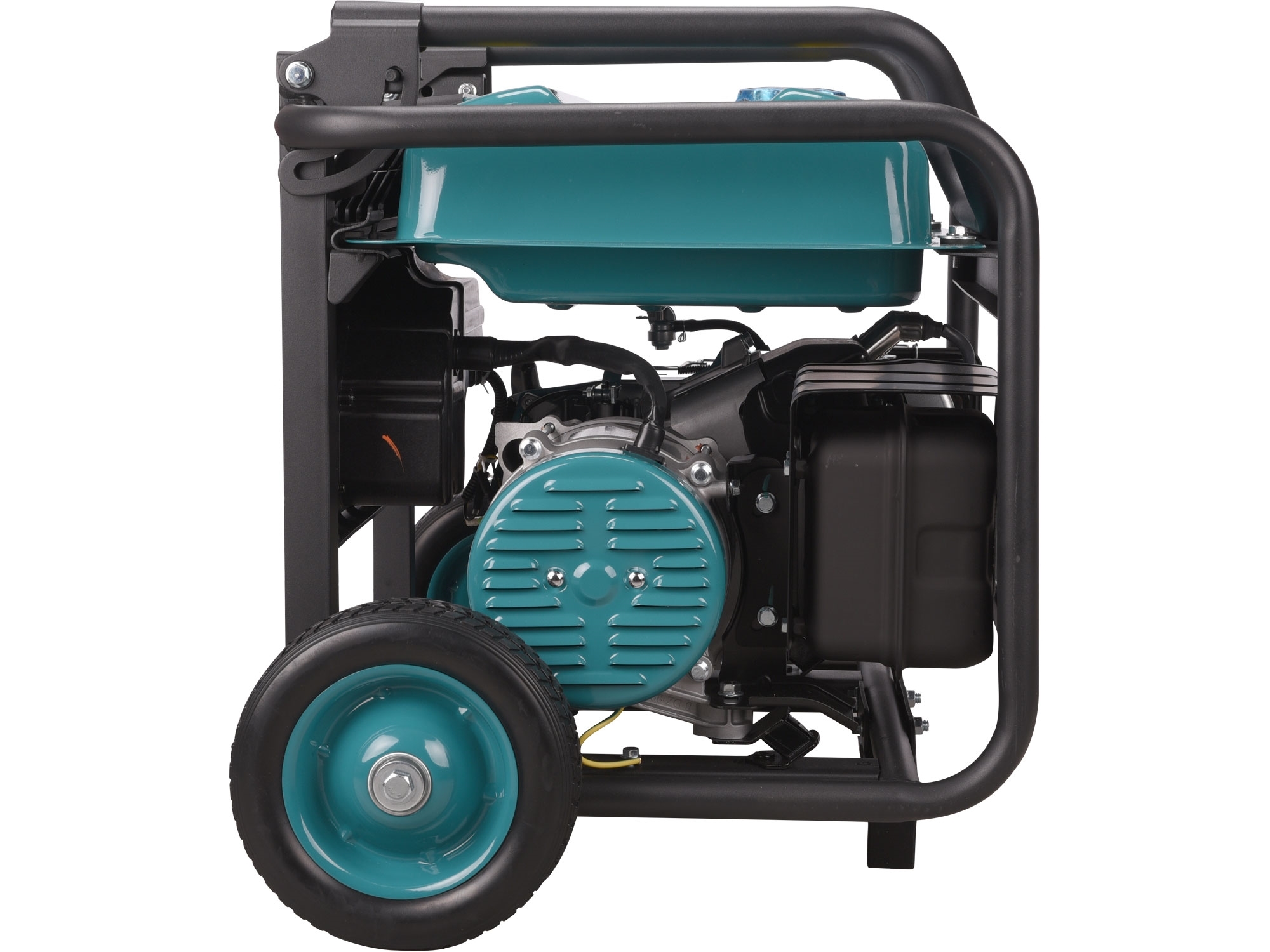 elektrocentrála benzínová, 7,4HP/3,5kW, podvozek, elektrický start