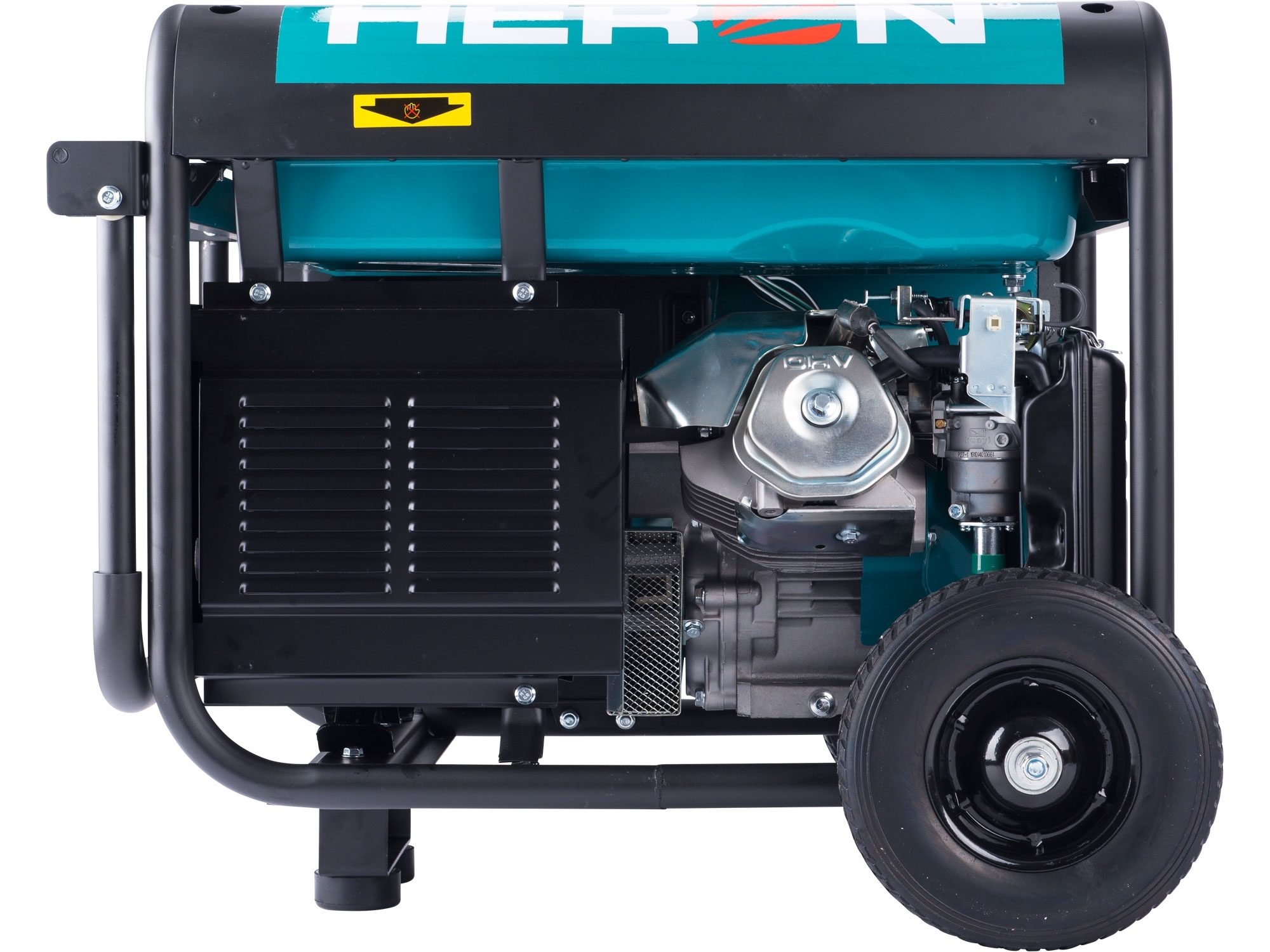 elektrocentrála benzínová 13HP/5,5kW/6,8kVA (400V), 2x2,2kW (230V), elektrický start, podvozek