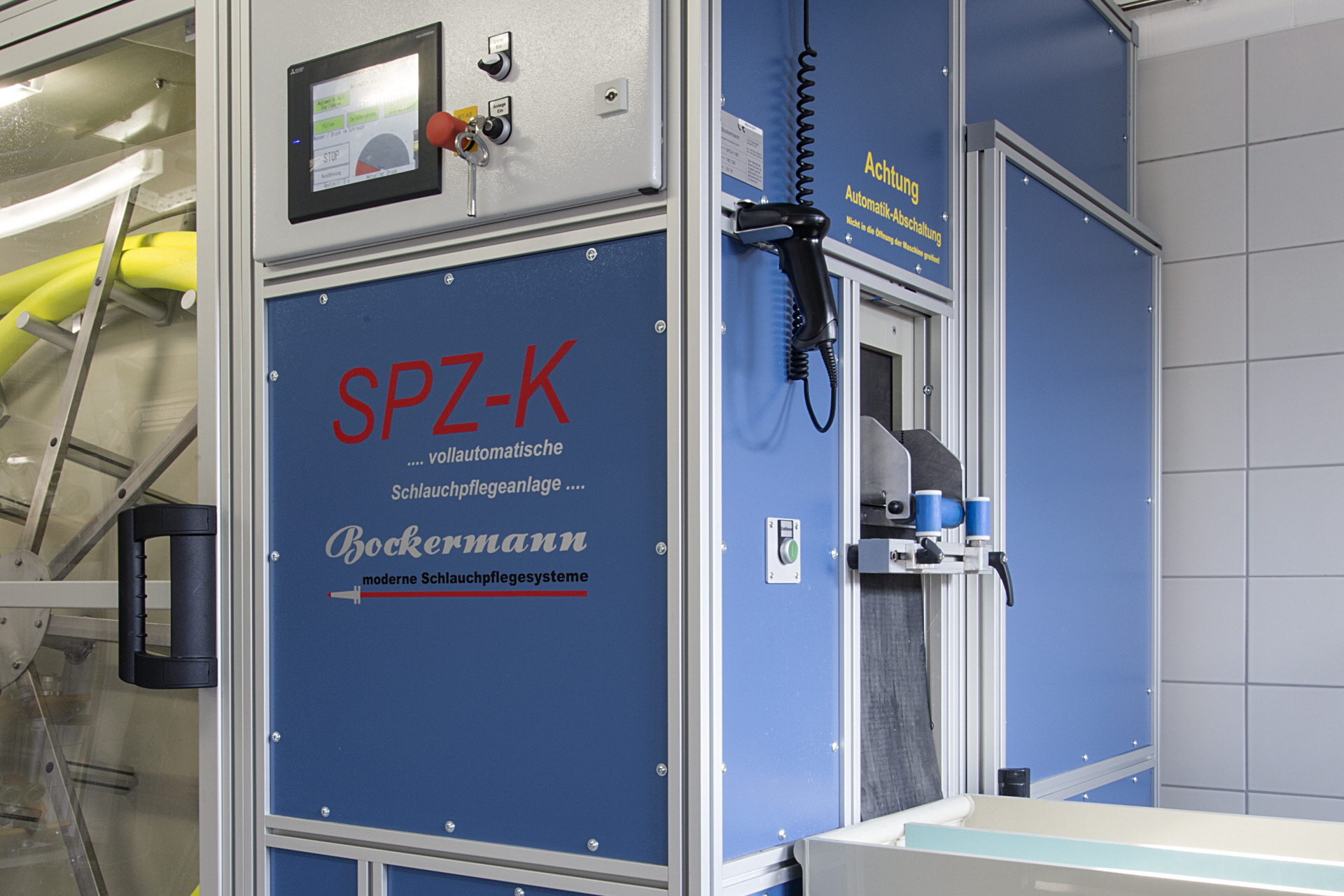 Automatická linka pro komplexní údržbu hadic Bockermann SPZ-K