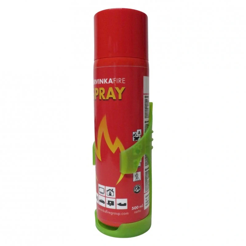 Držák na hasicí sprej zelený 500 ml