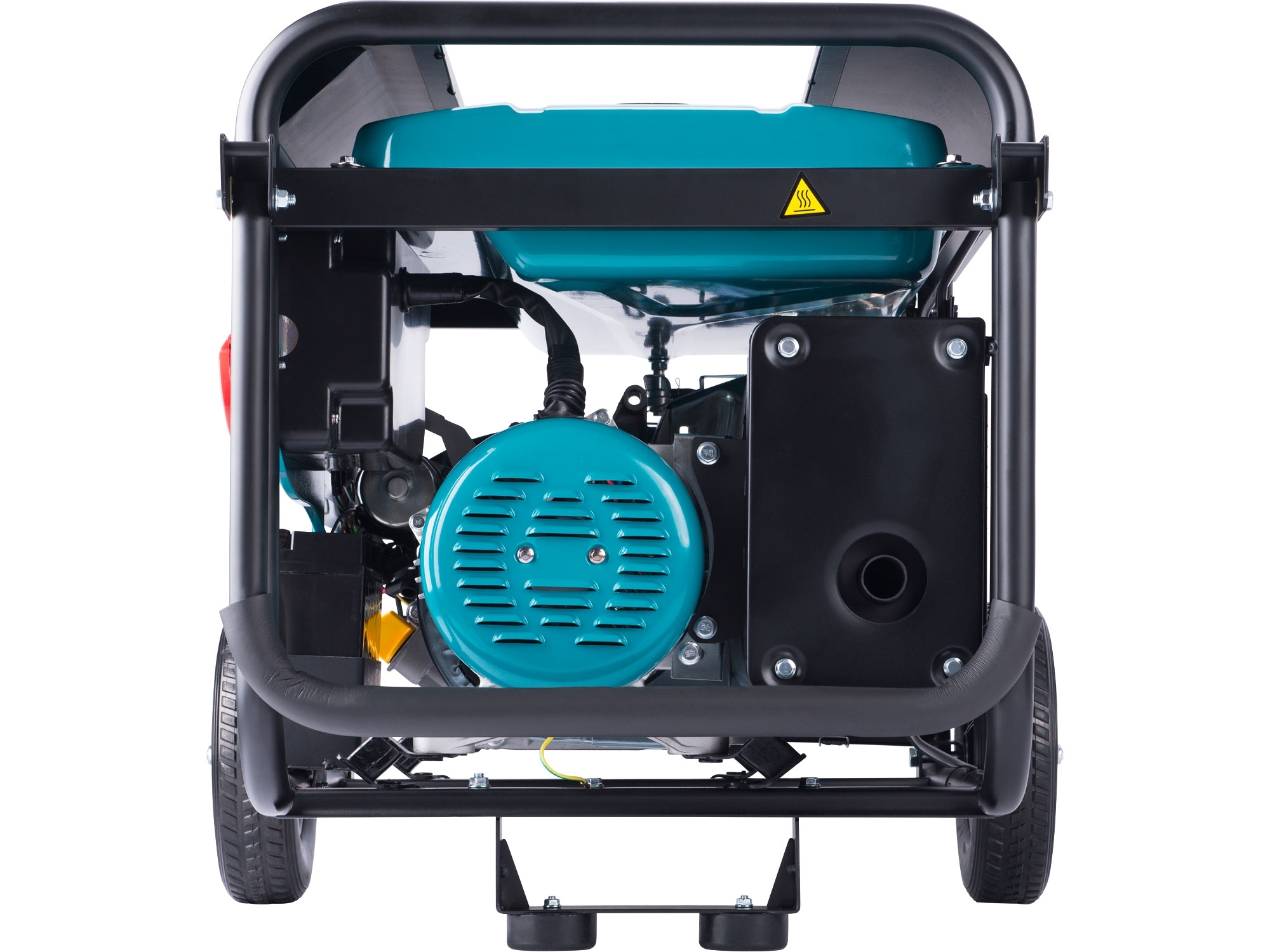 elektrocentrála benzínová 15HP/6,8kW/8,5kVA (400V), 5,5kW (230V), podvozek