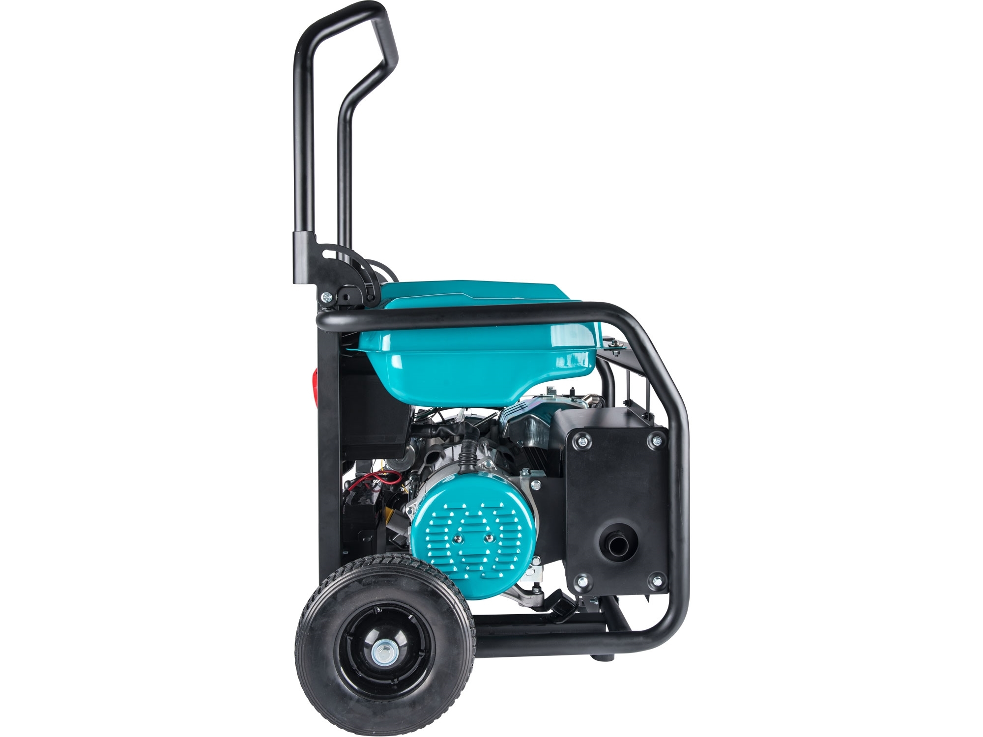 elektrocentrála benzínová 17HP/8,2kW/10,25kVA (400V), 6,5kW (230V), podvozek, elektrický start