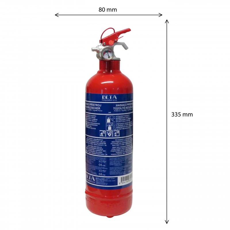 Hasicí přístroj Beta P1 BETA-Z (8A) - práškový - 1 kg
