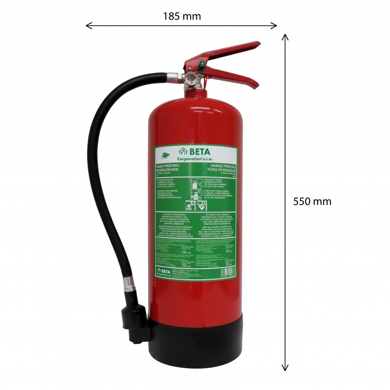 Pěnový hasicí přístroj F6 BETA Weco - 6L bez fluoru AB