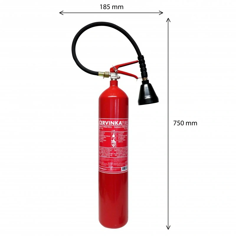 Hasicí přístroj CO2 5 kg 113B (K5/B-CE)