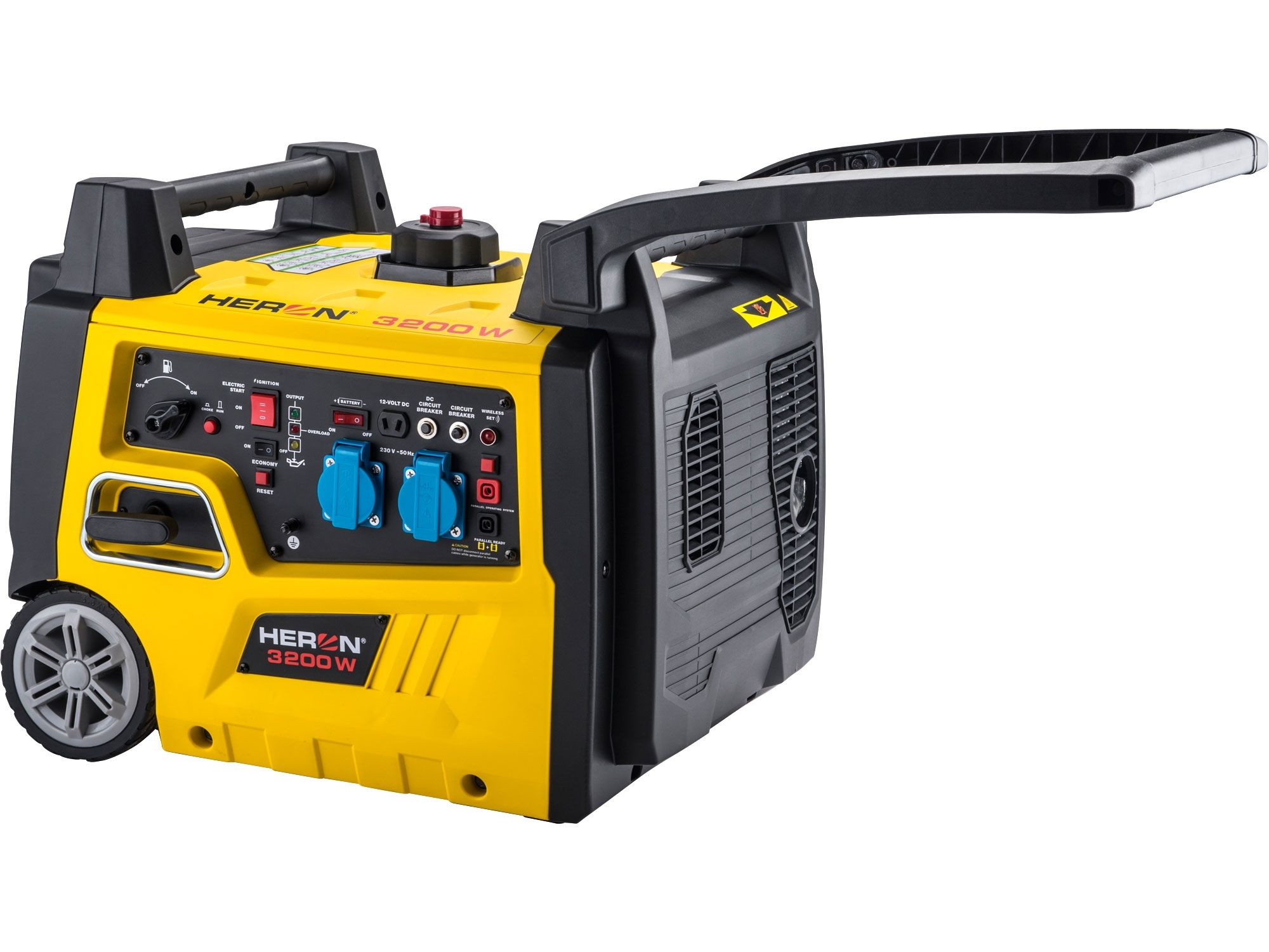 elektrocentrála digitální invertorová 5,4HP/3,2kW s dálkovým ovládáním, elektrický start