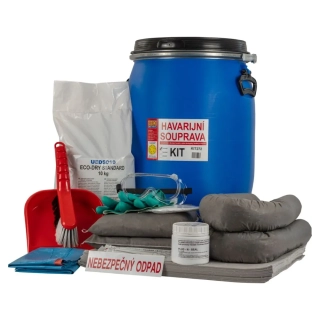 Havarijní univerzální souprava ECO-DRY STANDARD, 60 l sud