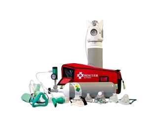 Přenosný kyslíkový přístroj Rescuer Oxygen