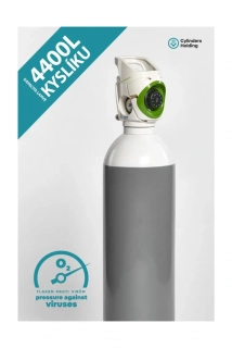 CYLINDERS OXYGEN 20L (XL) s integrovaným ventilem vč. náplně O2