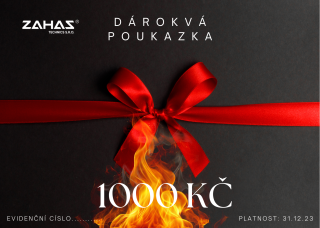 Dárková poukízka na nákup zboží v hodnotě 1000 Kč