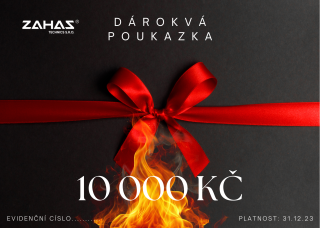 Dárková poukízka na nákup zboží v hodnotě 10000 Kč
