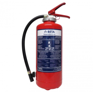 Hasicí přístroj s tlakovou patronou P6 BETA-CRG (27A) - práškový - 6 kg