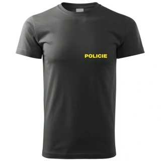 Triko s potiskem POLICIE