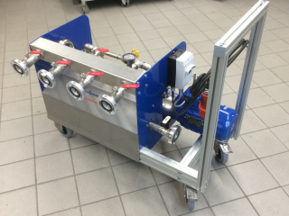 Mobilní tlakové zařízení na zkoušení hadic model SP 710 16 bar - 24 bar