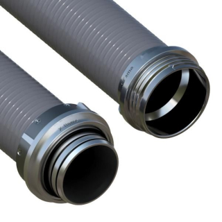Savice 2,5m se šroubením Profi-Extra pr.110mm stříbrná metal s prodlou. košovkou bez prste