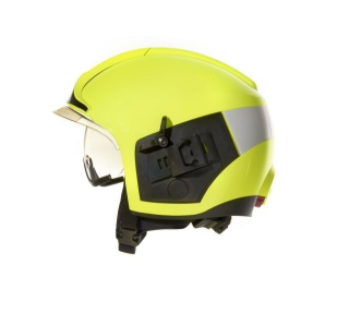 Zásahová přilba Dräger HPS7000 PRO H1 zlatý štít, žlutá fluorescenční
